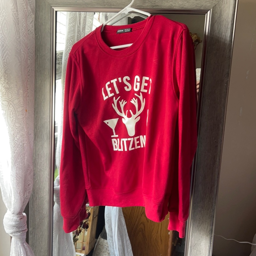 Shein “Let’s get blitzened” festivity long sleeve